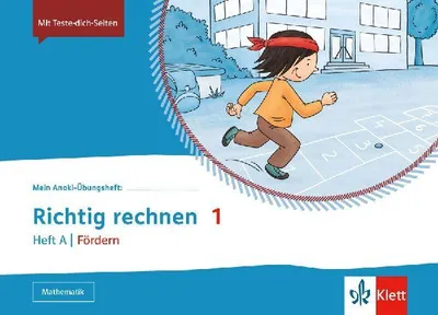 Produktbild von Mein Anoki-Übungsheft. Richtig rechnen 1. Heft A / Fördern Klasse 1. Übungsheft Klasse 1