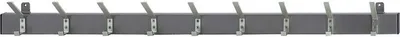 Wandgarderobe 138 cm aus Metall mit 9 doppel Haken   VB 200225