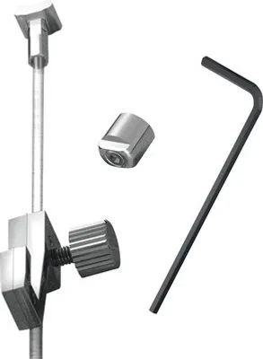Produktbild von Aufhängeschnur Perlon 2 mm 150 cm mit Haken 4 kg + Stopper für schräge Wände
