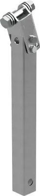 Obrázek produktu pro Čtvercová podpěra s adaptérem podpěra svorky podpora přívěsu pro lodě pozinkované SUPROD, 40x40x410 mm
