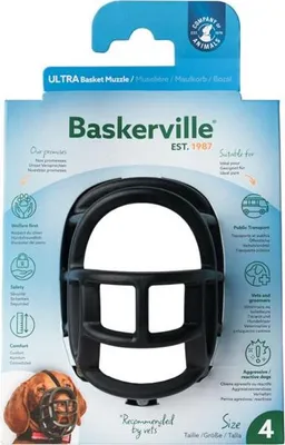 Zdjęcie produktu dla Kaganiec Baskerville czarny Company of Animals rozmiar 4