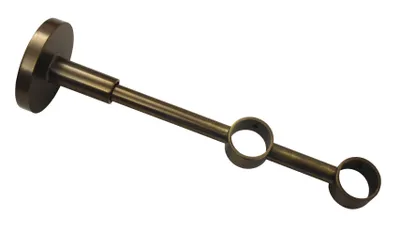 Produktbild von Gardinia Doppelträger mit Metallmontageplatte für Gardinenstangen, 2-läufig, Ges