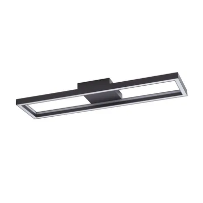 Produktbild von Lucande Smart LED-Deckenleuchte Tjado, 100 cm, schwarz, RGBW