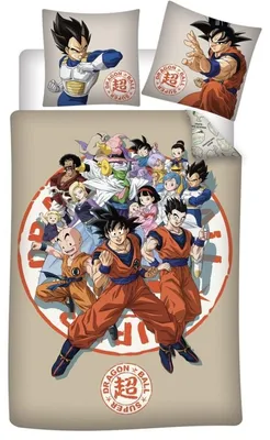 Immagine prodotto di Set di biancheria da letto reversibile in Cotonelogico 140x200 cm Dragon ball Super