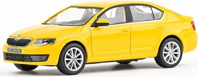 Zdjęcie produktu dla Skoda Octavia III (2012) - Żółta taksówka ABREX 1:43