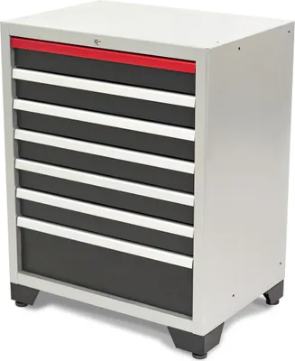 Produktbild von HBM Deluxe-Werkzeugschrank mit 7 Schubladen für Werkstattausrüstung