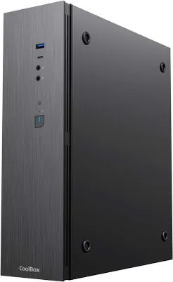 Zdjęcie produktu dla CoolBox PC micro ATX T370 Slim, Niski Profil (Slimline), PC, Czarny, micro ATX, Mini-ITX, Kopolimer akrylonitrylo-butadieno-styrenowy (ABS), SGCC (stal ocynkowana ogniowo), SPCC, Dom/Biuro
