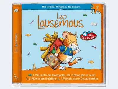Produktbild von CD Leo Lausemaus #2 Will nicht in den Kinder