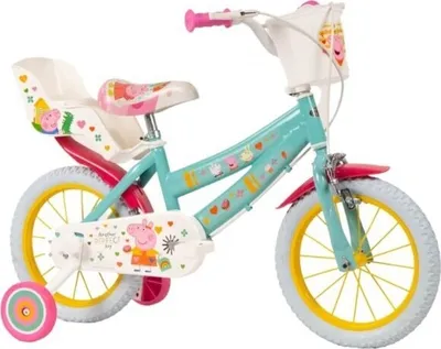 Obrázek produktu pro Toimsa Kinderfahrrad 14" Peppa Pig grün 1498 TOI1498