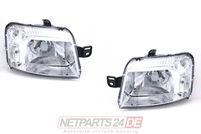 Zdjęcie produktu dla Johns, reflektory pasujące do Fiat Panda (169) 09/03- zestaw H4 lewy prawy z silnikiem