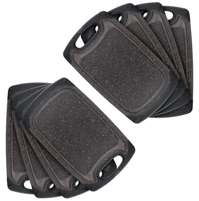 Productafbeelding van Set van 8 Ontbijtborden van Kunststof 25 x 15 cm