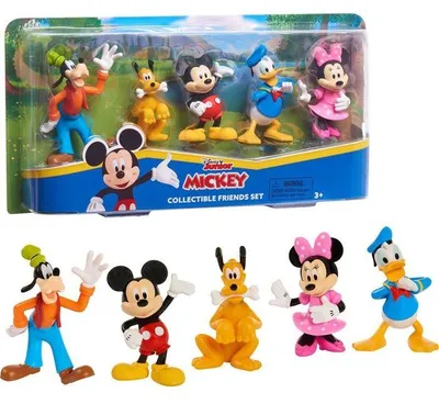 Obrázek produktu pro Sada 5 figurek DISNEY Mickey – neohybných – výška 7,6 cm – vhodné od 3 let