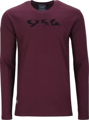 Produktbild von Übergrößen Longshirt 964 Ahorn schwarz AHORN SPORTSWEAR Maroon Red 3XL