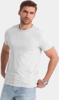 Obrázok produktu pre Ombre Clothing Pánske tričko s krátkym rukávom Scopaethon šedá L