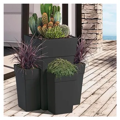 Image de Jardinière BAMA SATELLITE, anthracite Quantité : 1 pc