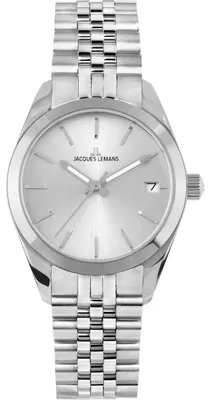 Produktbild von Jacques Lemans Armbanduhr Date Derby Silver