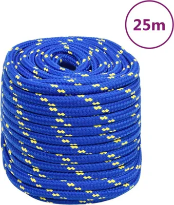 Produktbild von Bootsseil Blau 16 mm 25 m Polypropylen