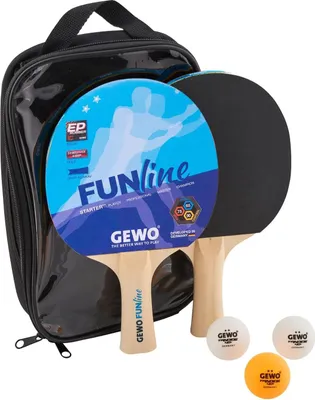 Produktbild von GEWO Tischtennisset Double-Fun– 2 Schläger, 3 Bälle & Tasche für Freizeit