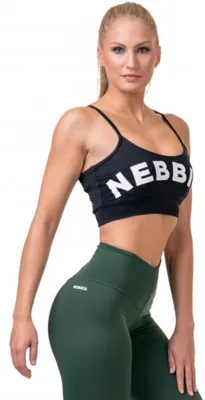 Produktbild von Nebbia Classic Hero Cut-Out Sports Bra Black S Fitness Unterwäsche