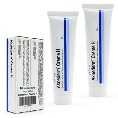 Productafbeelding van AKNEDERM crème H, 2 x 30g, PZN 17212261