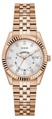 Produktbild von Guess Damen Uhr Armbanduhr JADA GW0936L4 Edelstahl rotgold