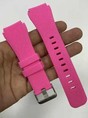 Obrázek produktu pro Go Go Gadget – Silikonový náramek – Vhodný pro hodinky Samsung Galaxy Watch 3, 4, 5 – 20 mm – Růžová