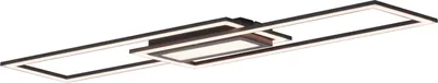 Immagine prodotto di JUST LIGHT ASMIN Lampada da soffitto a LED, bianco caldo, 45 W, nera, 14694-18