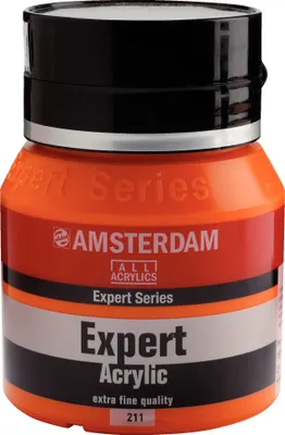 Produktbild von Amsterdam Expert Series Acrylfarbe Flasche 400 ml Kadmiumorange 211