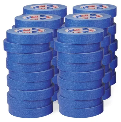 Abklebeband blau, 24 mm x 54 m, 54 Rollen, für saubere Kanten