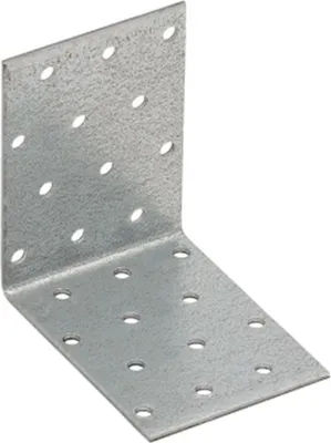 Obrázek produktu pro Montážní úhelník KM 8, rozměry 80x80x60 mm, pozinkovaný plech / balení: 1 kus
