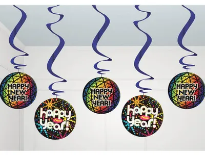 Produktbild von 'Happy New Year' Silvester Dekoration ca. 60 cm