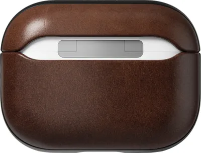 Image de Nomad Modern Horween cuir coque AirPods Pro (2nd gen) – Compatible AirPods Pro (1ère et 2ème génération) – Cuir Horween des États-Unis – Compatible avec le chargement Qi et MagSafe