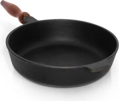 Produktbild von Gusseisenpfanne, mit Holzgriff, ohne Deckel Ø 24 cm