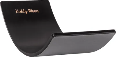 Obrázok produktu pre KiddyMoon Drevená balančná doska pre deti Drevená hojdacia doska Montessori hračka pre deti Balančná doska pre deti Drevené hračky Hojdacia doska 80x30cm, Čierna, Plsť
