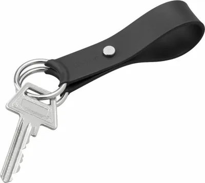 Immagine prodotto di Stelton Companion Schlüsselring, Schlüsselanhänger, Keychain, Aluminium, Silikon, Schwarz, 11.3 cm, 230