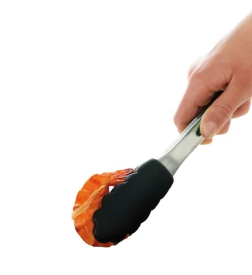 Obrázek produktu pro Mastrad kuchyňské kleště, grilovací kleště, kleště na vaření, kuchyňské náčiní, nerezová ocel, silikon, černé, 26 cm, F16800