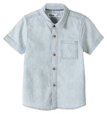 Productafbeelding van Minoti - T-shirt voor jongens, denim, model MN381 (86) (blauw)