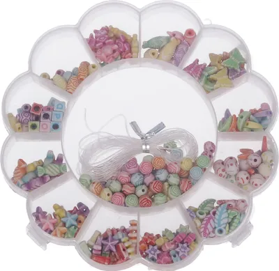 Produktbild von Perlenset mit einem Gewicht von 80 g in Blumenform