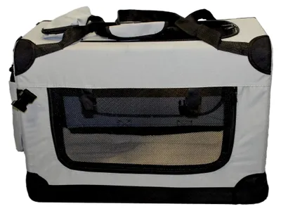 Produktbild von Faltbare Transportbox für Hunde und Katzen (GRAU, XL)