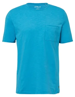 Produktbild von s.Oliver 2163479.6259.XXL, T-Shirt, Erwachsener, Männlich, Türkis, XXL, Leger