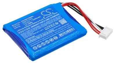 Produktbild von TECHTEK Akku Kompatibel mit [Harman/Kardon] HTRAVBLK-00050, Traveler Ersetzt GSP075462