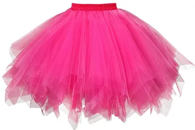Produktbild von Kurzer, bauschiger Tüllrock für Damen – Vintage-Tanzrock