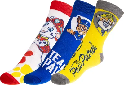 Produktbild von Kindersocken Paw Patrol 2 - 3er-Set - 27-30 - Weiß,Rot,Blau,Gelb,Grau