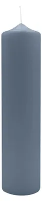 Produktbild von Spitzkopf Stumpen Kerzen Pacific Blue Blau/Grau 30 x Ø 7 cm, 6 Stück