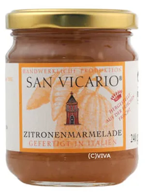 Produktbild von San Vicario Zitronenmarmelade 240g