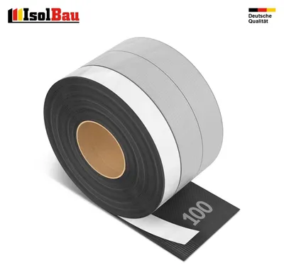 Isolbau Fensterdichtband PRO-SKS 100 mm x 25 m Fensterband Anschlussband Innen Außen