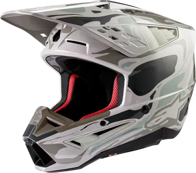 Produktbild von Alpinestars S-M5 Mineral 2024 Motocross Helm, grau, S (55/56)