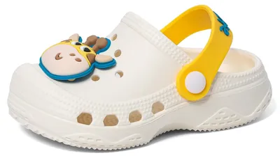 Productafbeelding van LACOFIA Babysandalen voor meisjes en jongens, tuinschoenen, antislip, kindersandalen voor het strand