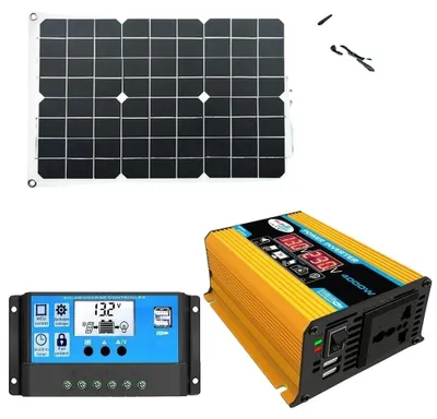 Produktbild von Solarenergiesystem, 4000W Wechselrichter, effizientes Solarpanel, 4000W 12V zu 220V