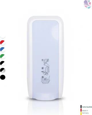 Produktbild von Spender für Toilettensitzreinigung MANUELL bis zu 1.000 Anwendungen je 1-Liter, blitzschneller Kartuschenwechsel, Blanc Cosmos : Farbe - Weiß Farbe: Weiß